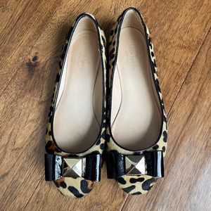 Kate Spade Leopard Flats size 8